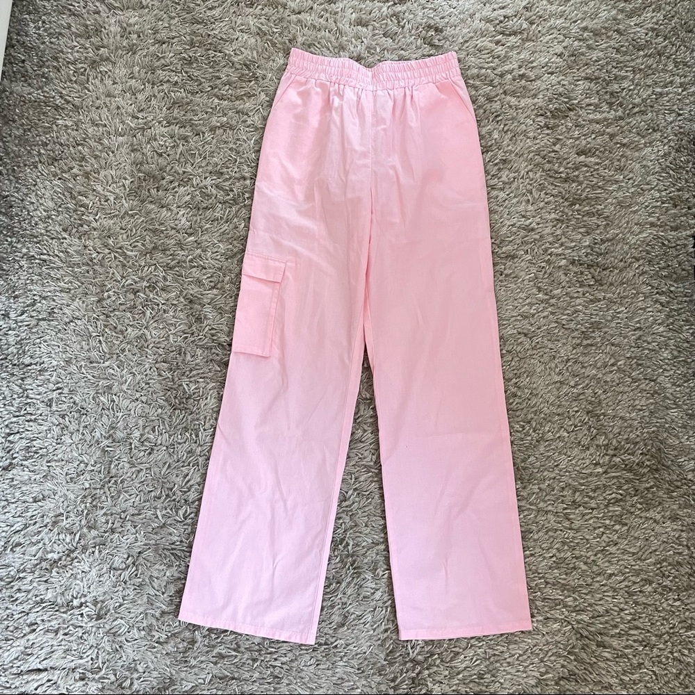 Collusion light pink cargo pants sz 6